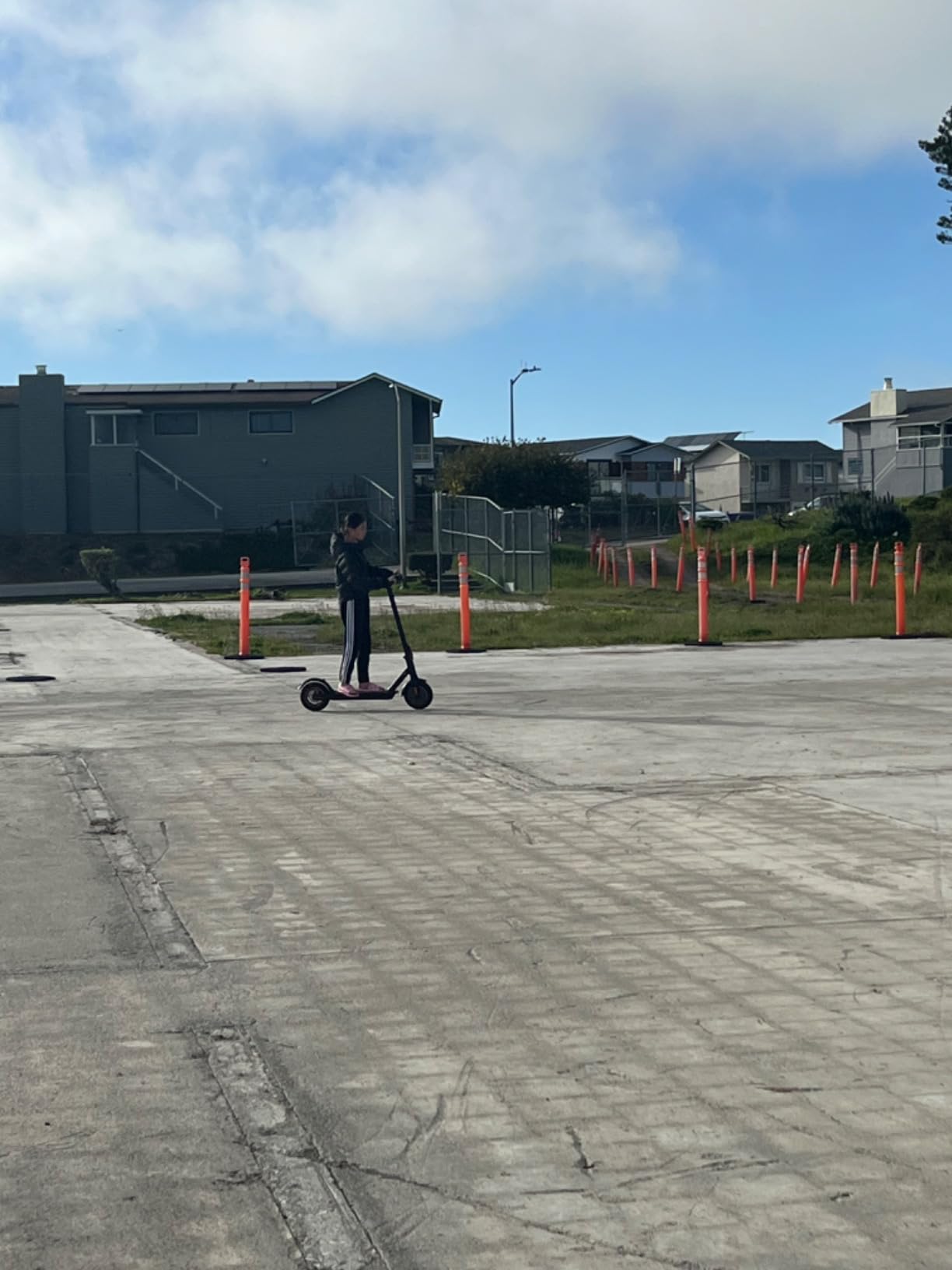 Greevego electric scooter rider photo 5